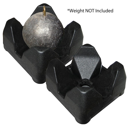 Scotty 3022-BK Weight Mate - Black 2 Pack 3022-BK